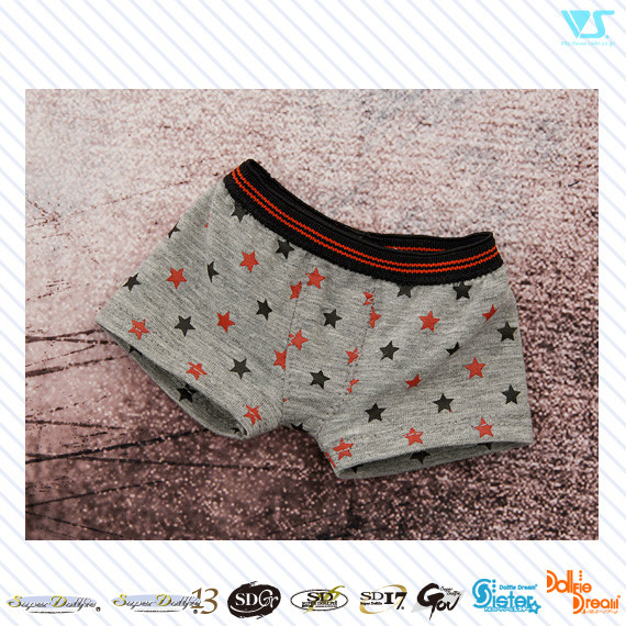 Boxer Briefs (Star-Patterned), Volks, Accessories, 1/3, 4518992409719