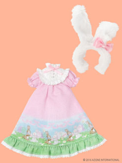Easter Dress Set Of Ribbon Usagi-san (Milky Pink x Easter Dream), Azone, Accessories, 1/12, 4582119983321