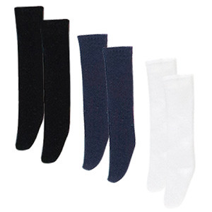High Socks Set (Black/Navy/White), Azone, Accessories, 1/12, 4582119982775