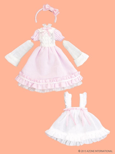 Alice Dress Set (Pink x White), Azone, Accessories, 1/12, 4582119982751