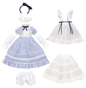 Alice Dress Set (Blue x White), Azone, Accessories, 1/6, 4582119982829