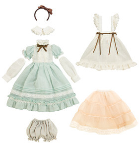 Alice Dress Set (Green x Beige), Azone, Accessories, 1/6, 4582119982836