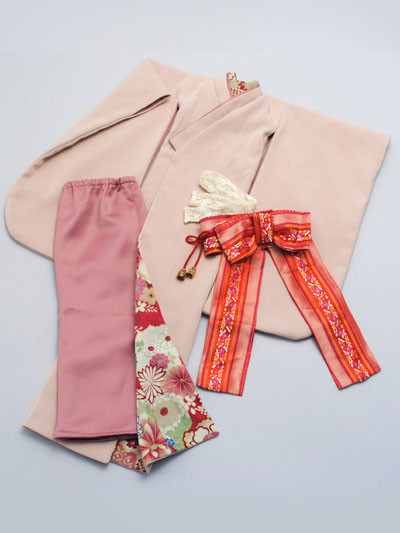 Pale Cherry Blossom (Usuzakura) Kimono Set, Volks, Accessories, 1/3
