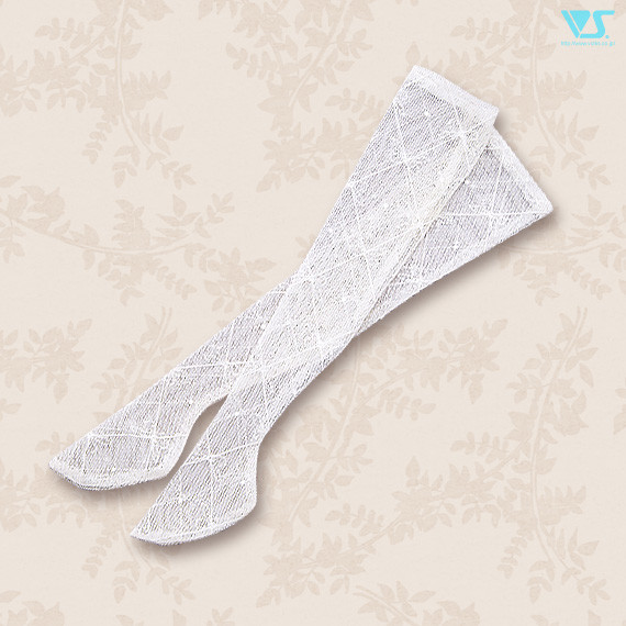 Socks (White / Ribbon Pattern), Volks, Accessories, 1/3, 4518992408941