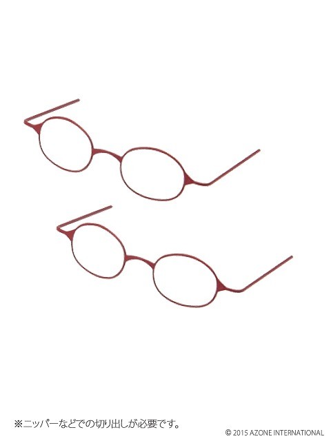 Etching Glasses (Red, B Set), Azone, Accessories, 1/6, 4582119981877
