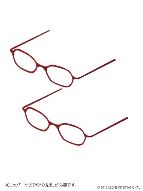 Etching Glasses (Red, A Set), Azone, Accessories, 1/6, 4582119981877