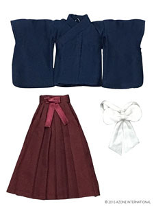 Tasuki/Hakama Set (Navy x Red), Azone, Accessories, 1/12, 4582119982430