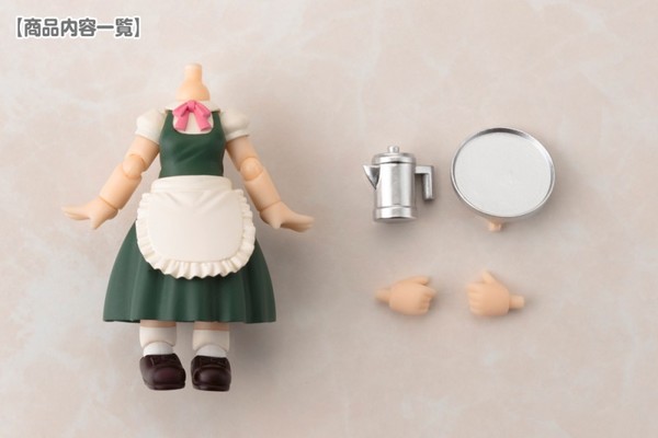 Waitress Body (Long Length, Light Green), Kotobukiya, Accessories