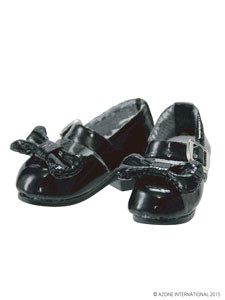 Ribbon Strap Shoes (Black), Azone, Accessories, 1/12, 4582119980931