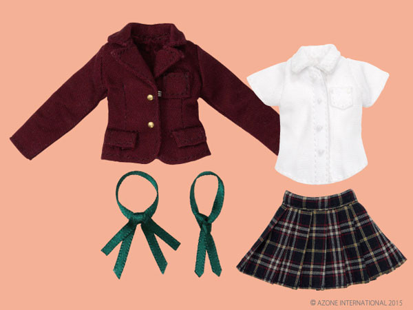 School Girl Set (Bordeaux), Azone, Accessories, 1/12, 4582119980757