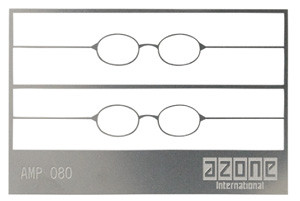Etching Glasses B Set (Same Color 2pcs) (White), Azone, Accessories, 1/6, 4582119981556