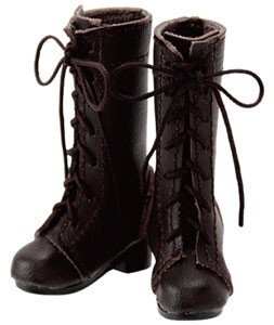 7 Hole Lace Up Boots (Brown), Azone, Accessories, 1/6, 4582119981259