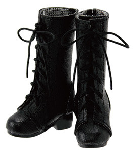 7 Hole Lace Up Boots (Black), Azone, Accessories, 1/6, 4582119981242