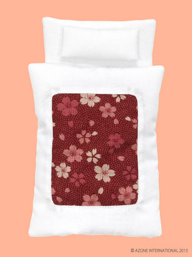 Sakura Komon Ofuton Set (White x red), Azone, Accessories, 1/12