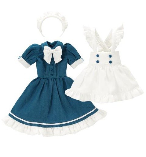 Classical Cafe Maid Set (Blue x White), Azone, Accessories, 1/6, 4582119980863