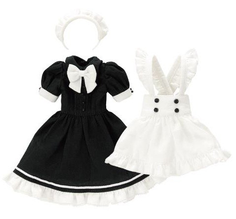 Classical Cafe Maid Set (Black x White), Azone, Accessories, 1/6, 4582119980856