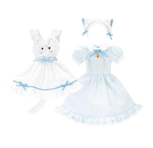 Cat Cafe Maid Set (Blue x White), Azone, Accessories, 1/6