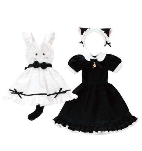 Cat Cafe Maid Set (Black x White), Azone, Accessories, 1/6