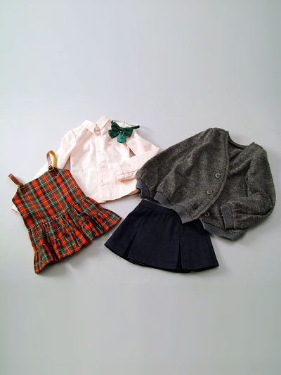 Junior's Tartan Pinafore Uniform Set, Volks, Accessories, 1/3