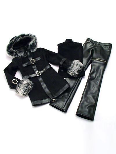 Black Alaskan Coat Set, Volks, Accessories, 1/3