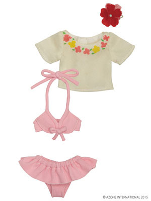 Tropical Flower Bikini Set (Light Pink), Azone, Accessories, 1/6, 4582119980405