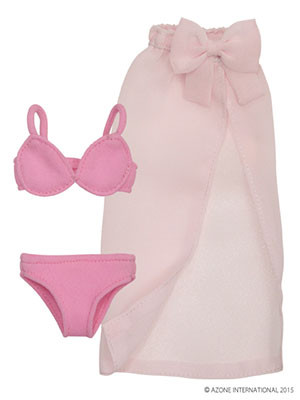 Mermaid Pareo Bikini Set (Pink), Azone, Accessories, 1/6, 4582119980467