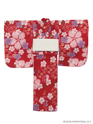 Yukata Set -Otomezakura- (Crimson), Azone, Accessories, 1/6, 4582119980450