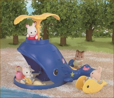Let's Play With Whale Slide, Sylvanian Families, Epoch, Accessories, 4905040217103