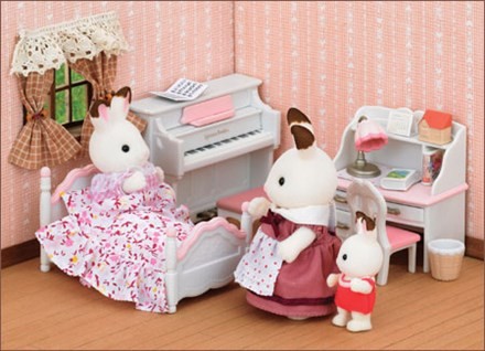 Room Set: Attractive My Own Room, Sylvanian Families, Epoch, Accessories, 4905040238306