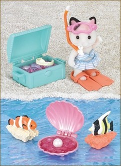 Ocean Treasure Hunt Set, Sylvanian Families, Epoch, Accessories, 4905040286604