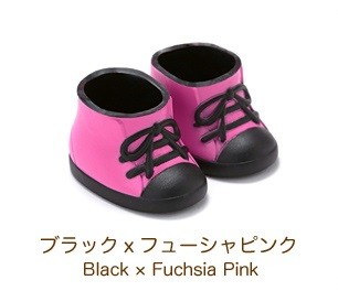 Sneakers (Black x Fuchsia Pink), Petworks, Accessories