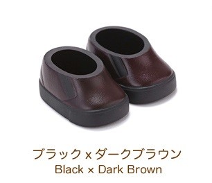 Slip-on (Black x Dark Brown), Petworks, Accessories