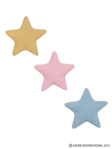Good Sleep Star Cushion Set (Yellow/Pink/Light Blue), Azone, Accessories, 1/6, 4580116049989
