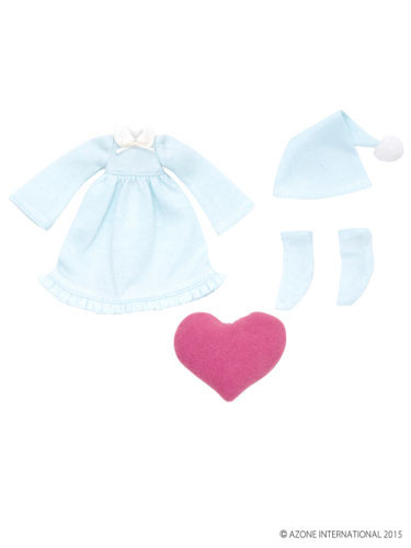 Pastel Pajamas Heart Set (Light Blue, Deep Pink), Azone, Accessories, 1/12, 4580116049811