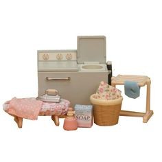 Laundry And Ironing Set, Sylvanian Families, Epoch, Accessories, 4905040246004