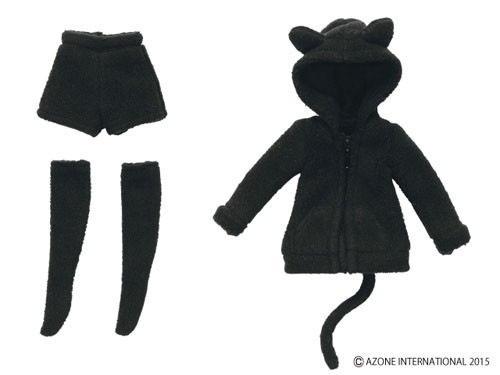 Nyanyan Roomwear Set (Black), Azone, Accessories, 1/6, 4580116049941