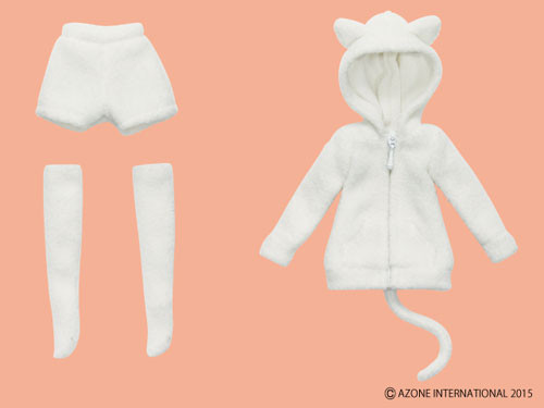 Nyanyan Roomwear Set (White), Azone, Accessories, 4580116049958
