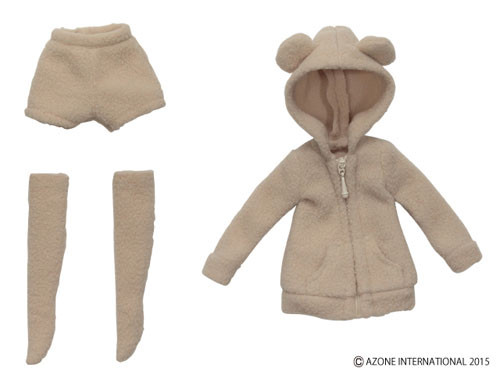 Kumakuma Roomwear Set (Beige), Azone, Accessories, 4580116049927