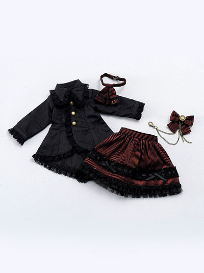 Gothic Striped Dress Set, Volks, Accessories, 1/6, 4518992397443