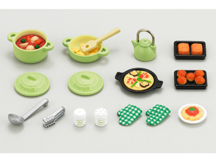Cooked Food Set, Sylvanian Families, Epoch, Accessories, 4905040259301