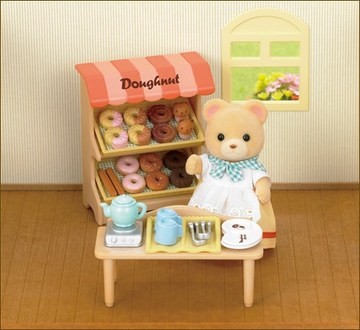 Just Baked Doughnut Shop Set, Sylvanian Families, Epoch, Accessories, 4905040283504