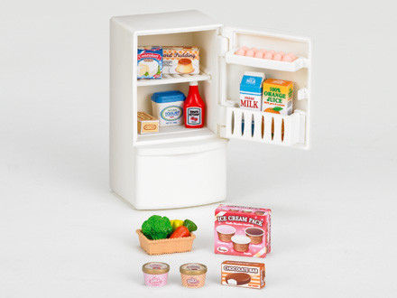 Refrigerator Set, Sylvanian Families, Epoch, Accessories