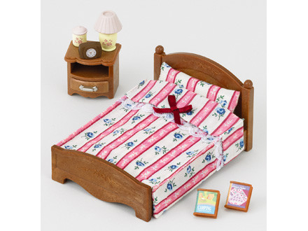 Semi-double Bed, Sylvanian Families, Epoch, Accessories, 4905040258205