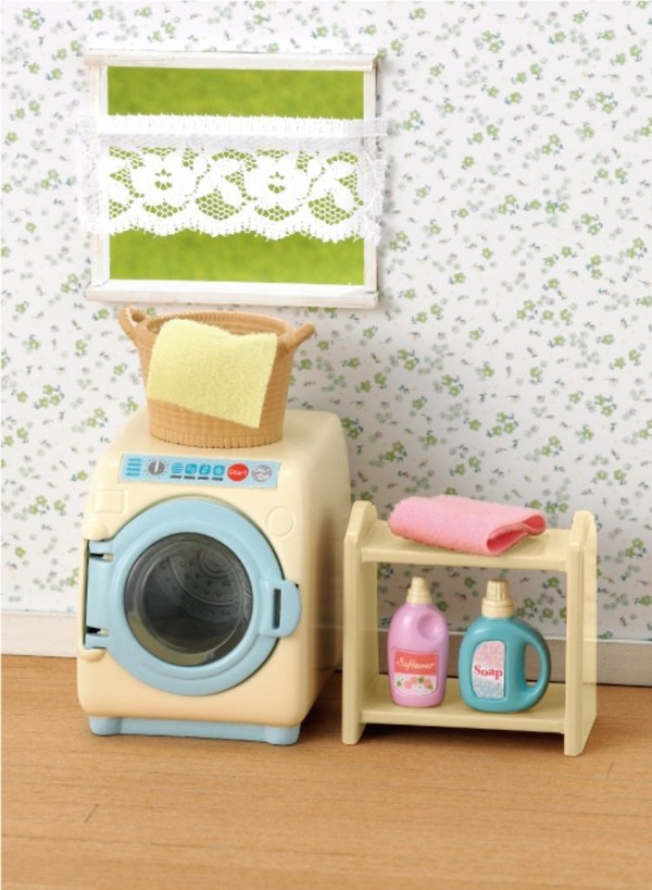 Washing Machine Set, Sylvanian Families, Epoch, Accessories