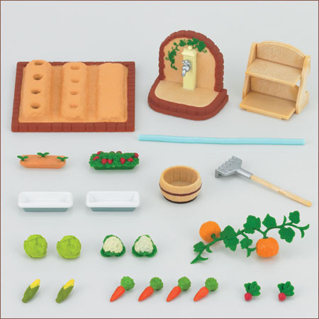 Vegetable Garden Set, Sylvanian Families, Epoch, Accessories, 4905040260703