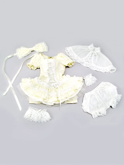 Cream Mille-feuille Dress, Volks, Accessories, 1/3