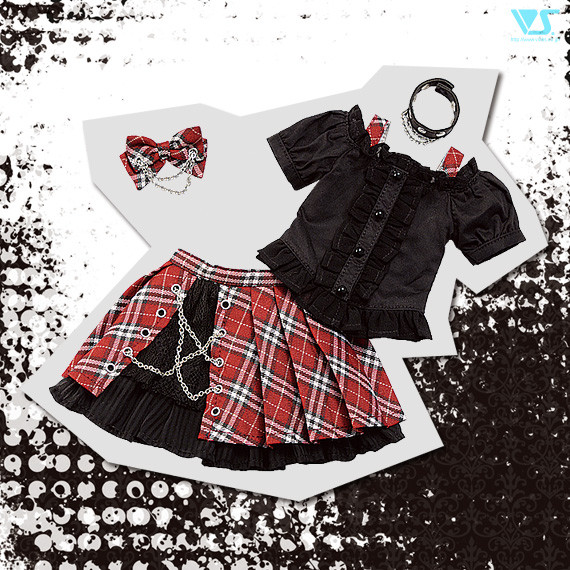 Punk Pleated Skirt Set, Volks, Accessories, 1/4