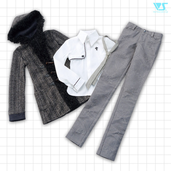 Monochrome Leather Pants Set, Volks, Accessories, 1/3