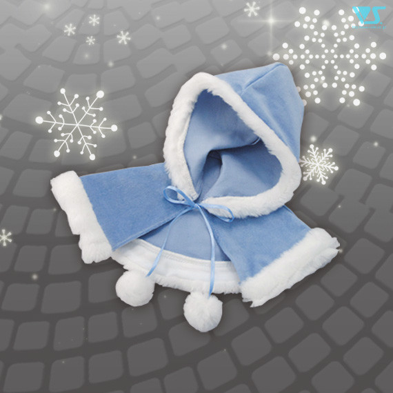 Faux-Fur Blue Cape, Volks, Accessories, 1/3