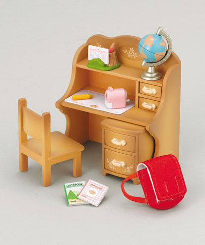 Study Desk Set, Sylvanian Families, Epoch, Accessories, 4905040259509